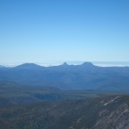 View of Cradle Mountain from Mt Roland