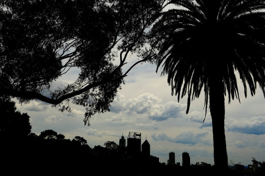 Perth silhouette from Kings Paek
